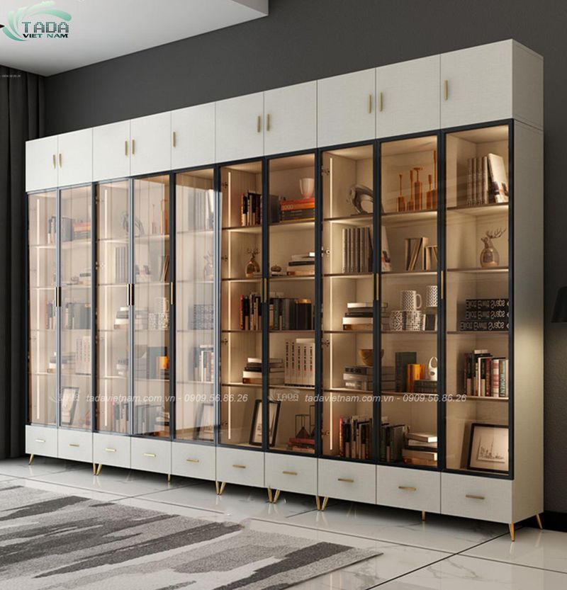 Tủ Trưng Bày Gỗ Sản Phẩm Đẹp 7 Không gian trưng bày chuyên nghiệp