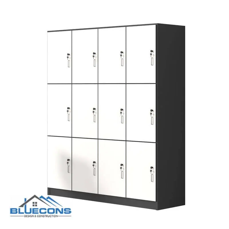 Tủ Locker Gỗ Nhiều Ngăn Có Khóa TLK001 6 tu locker go TLK001 2