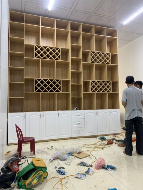 Tủ Trưng Bày Gỗ Công Nghiệp Đẹp 3 Tủ trưng bày theo yêu cầu