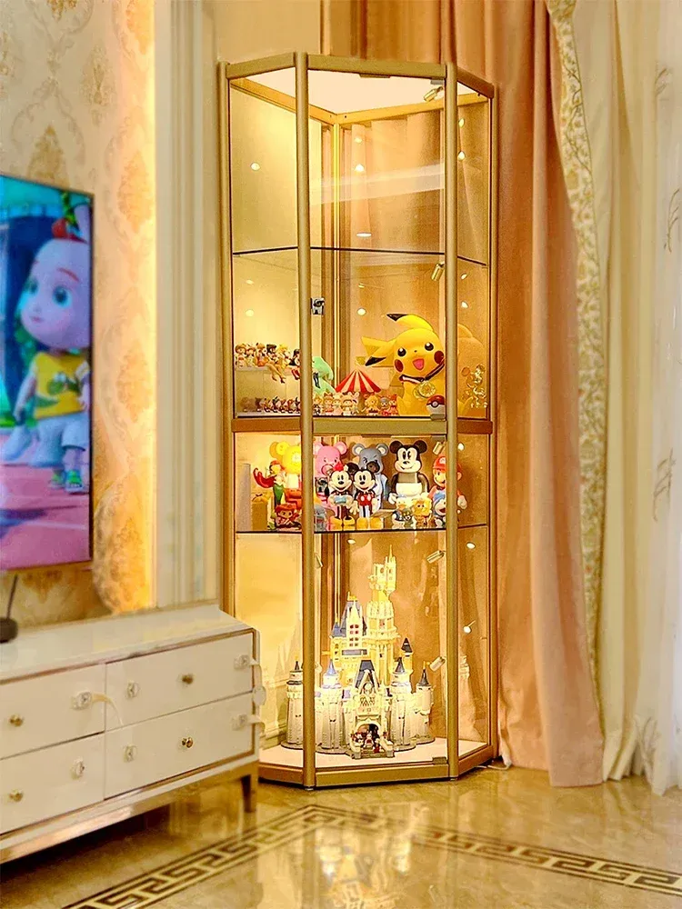 Tủ Trưng Bày Handmade 2 Tủ góc hình tam giác