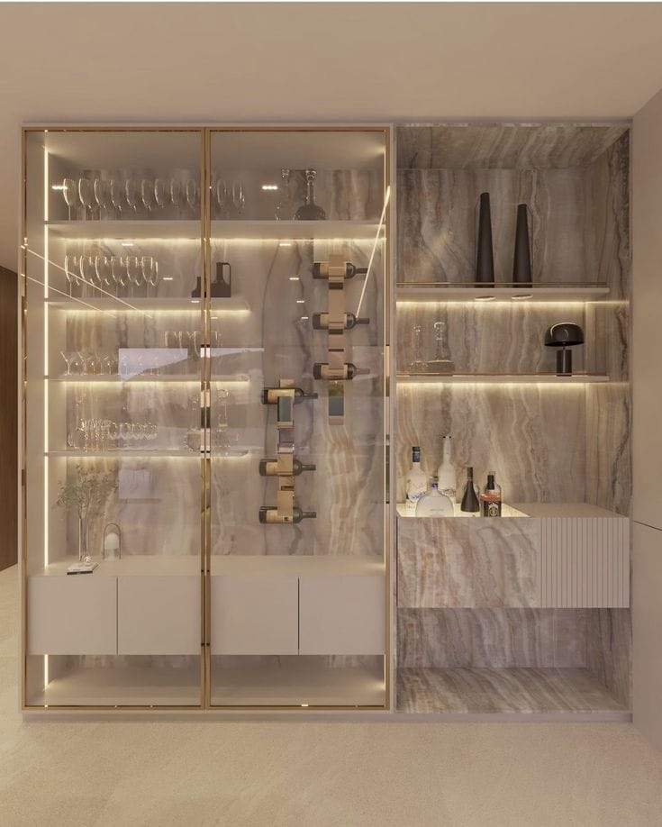 Tủ kính trưng bày đẹp (3)