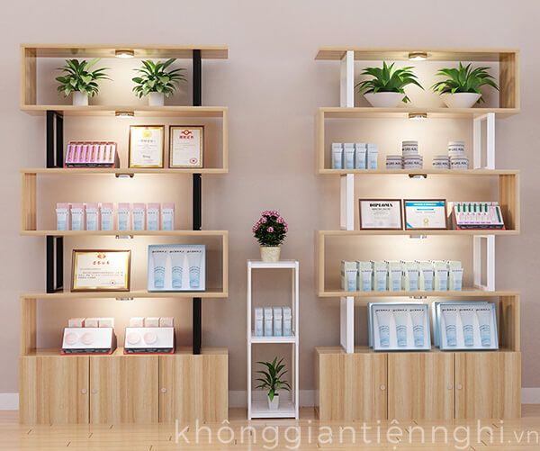 Kệ bày mỹ phẩm đẹp