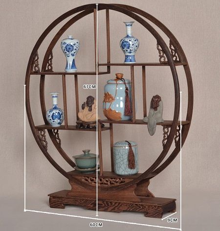 Tủ trưng bày gỗ tự nhiên