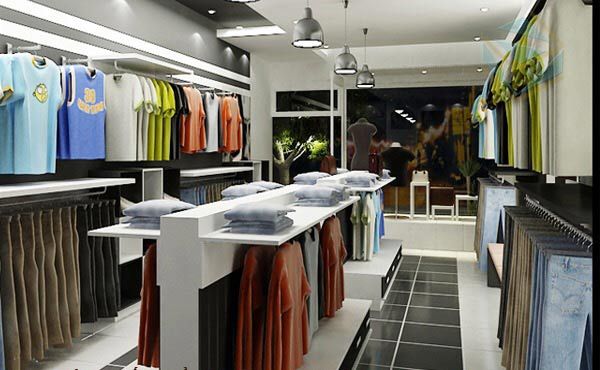 Tủ Trưng Bày Shop Thời Trang 1 Tủ trưng bày quần áo
