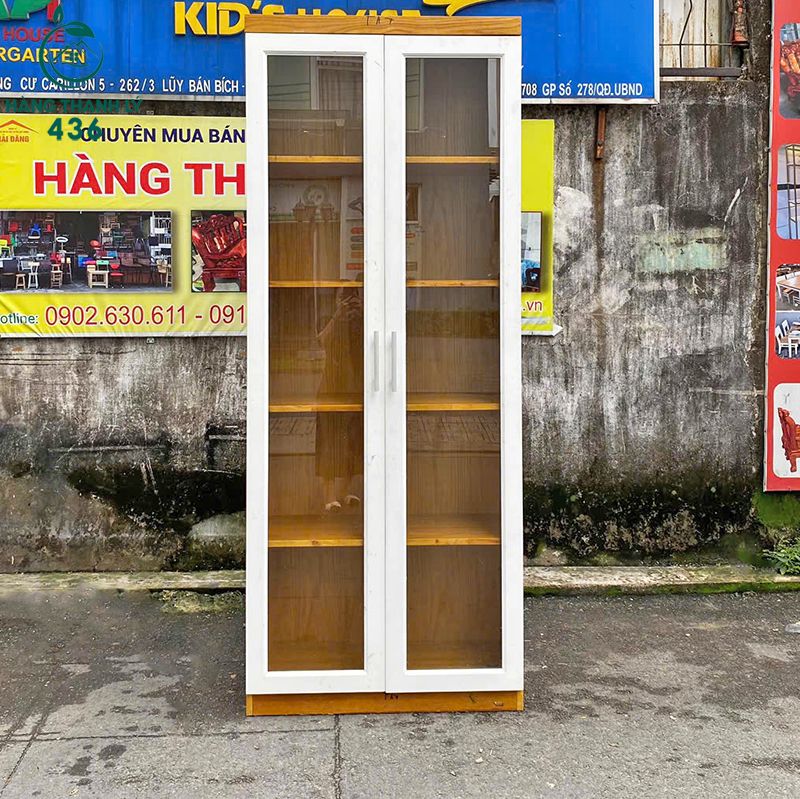 Tủ Trưng Bày Đứng 2 Tủ hồ sơ cũ