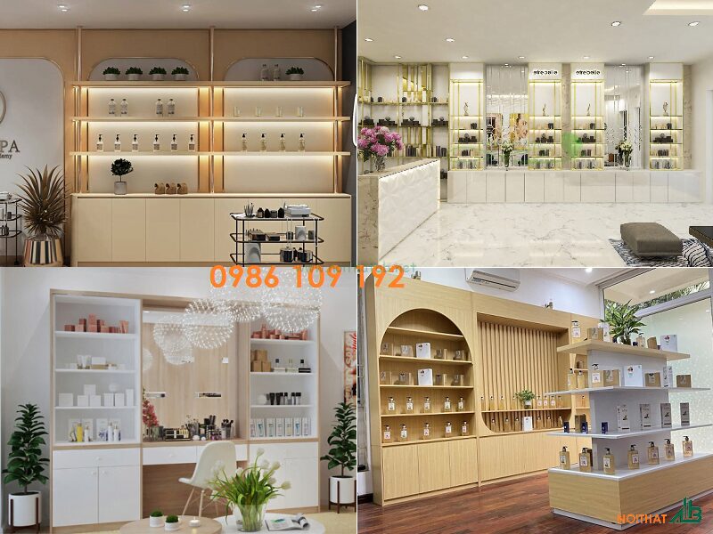 Tủ mỹ phẩm spa đẹp