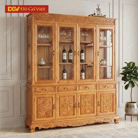 Tủ Trưng Bày Gỗ Đẹp Cao Cấp 1 Hình ảnh 1
