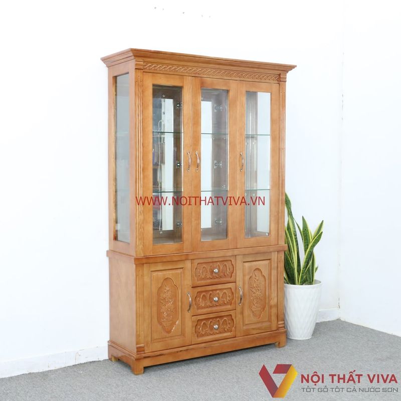 Tủ Trưng Bày Gỗ Đẹp Giá Rẻ 4 Tủ trưng bày đa năng