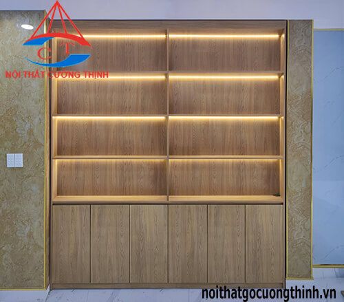 Tủ Trưng Bày Gỗ Đẹp 3 Tủ trưng bày hiện đại