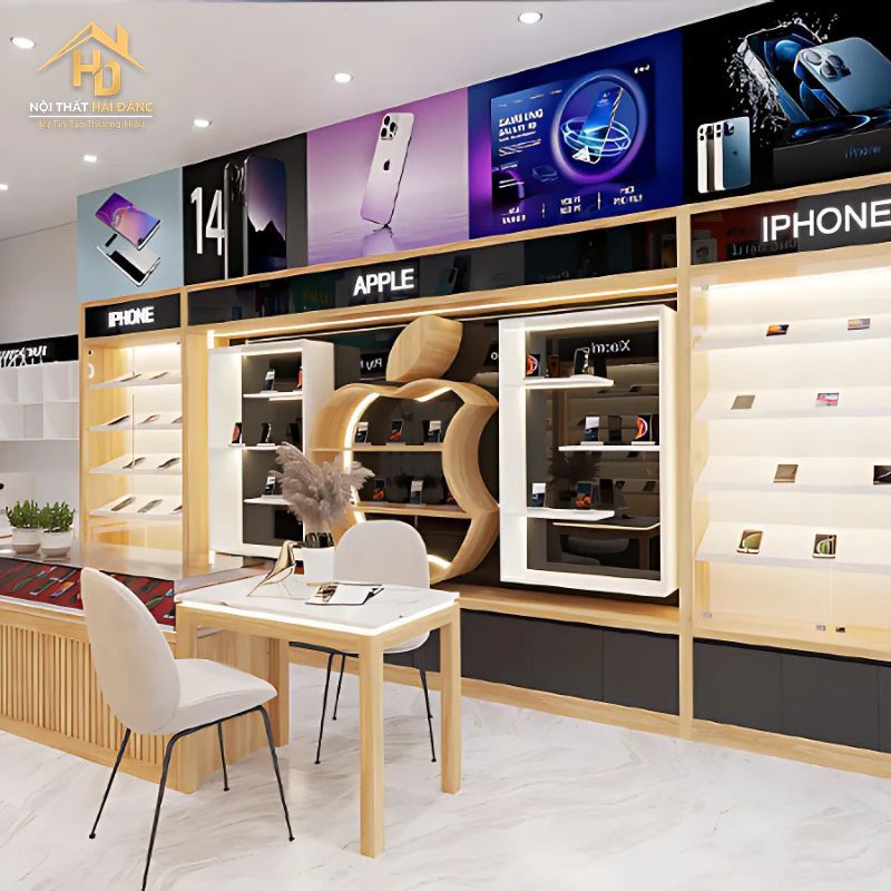 Tủ trưng bày gỗ tự nhiên
