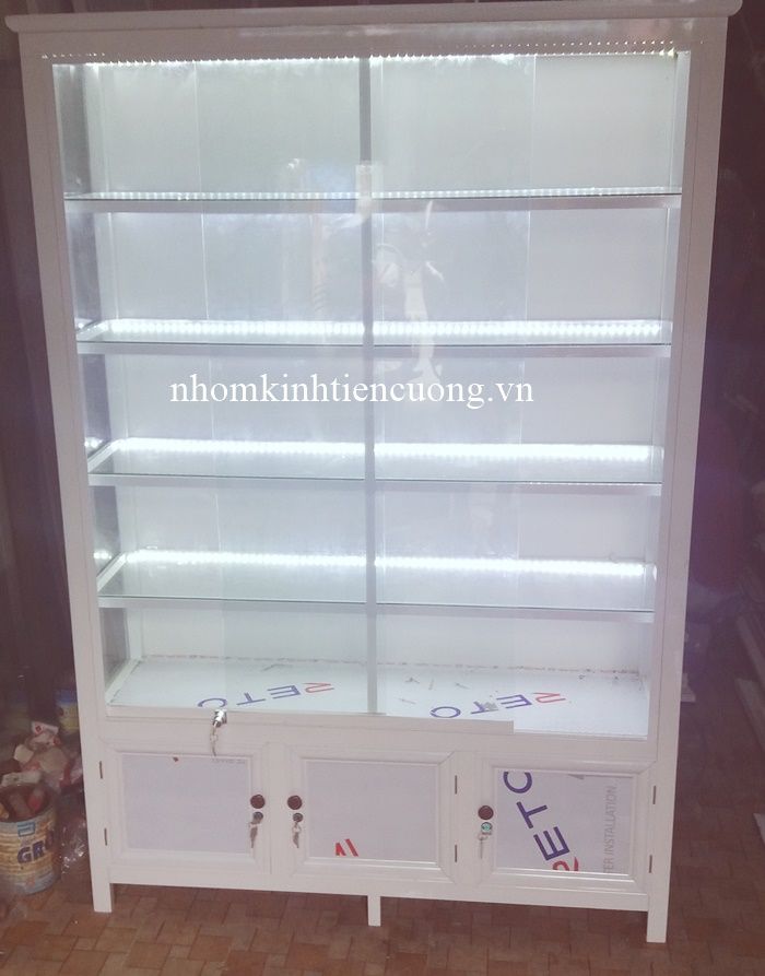 Tủ Trưng Bày Hiện Đại 2026 2 Tủ trưng bày mỹ phẩm