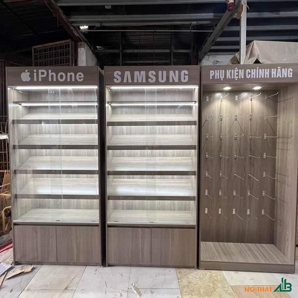 Tủ trưng bày phụ kiện điện thoại