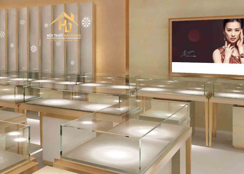 Tủ Trưng Bày Gỗ Trang Sức Đẹp 1 Tủ trưng bày trang sức 4-1